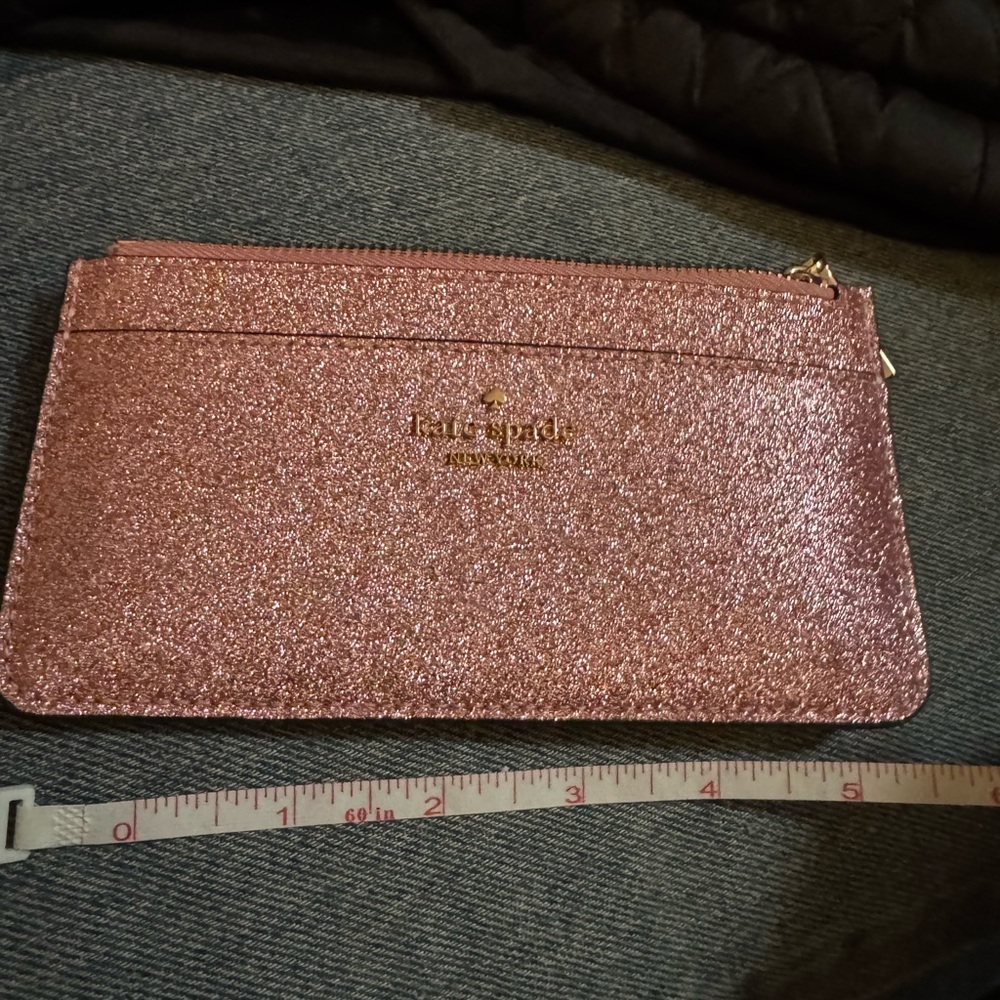 Kate Spade Rose Glitter Wallet